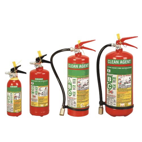 clean agent type fire extinguisher