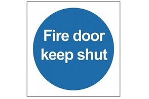Fire Door Keep Shut Signs