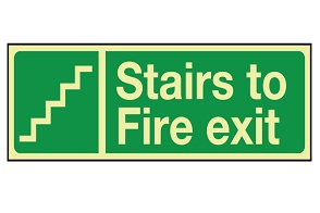 Fire Exit Stairs Glow